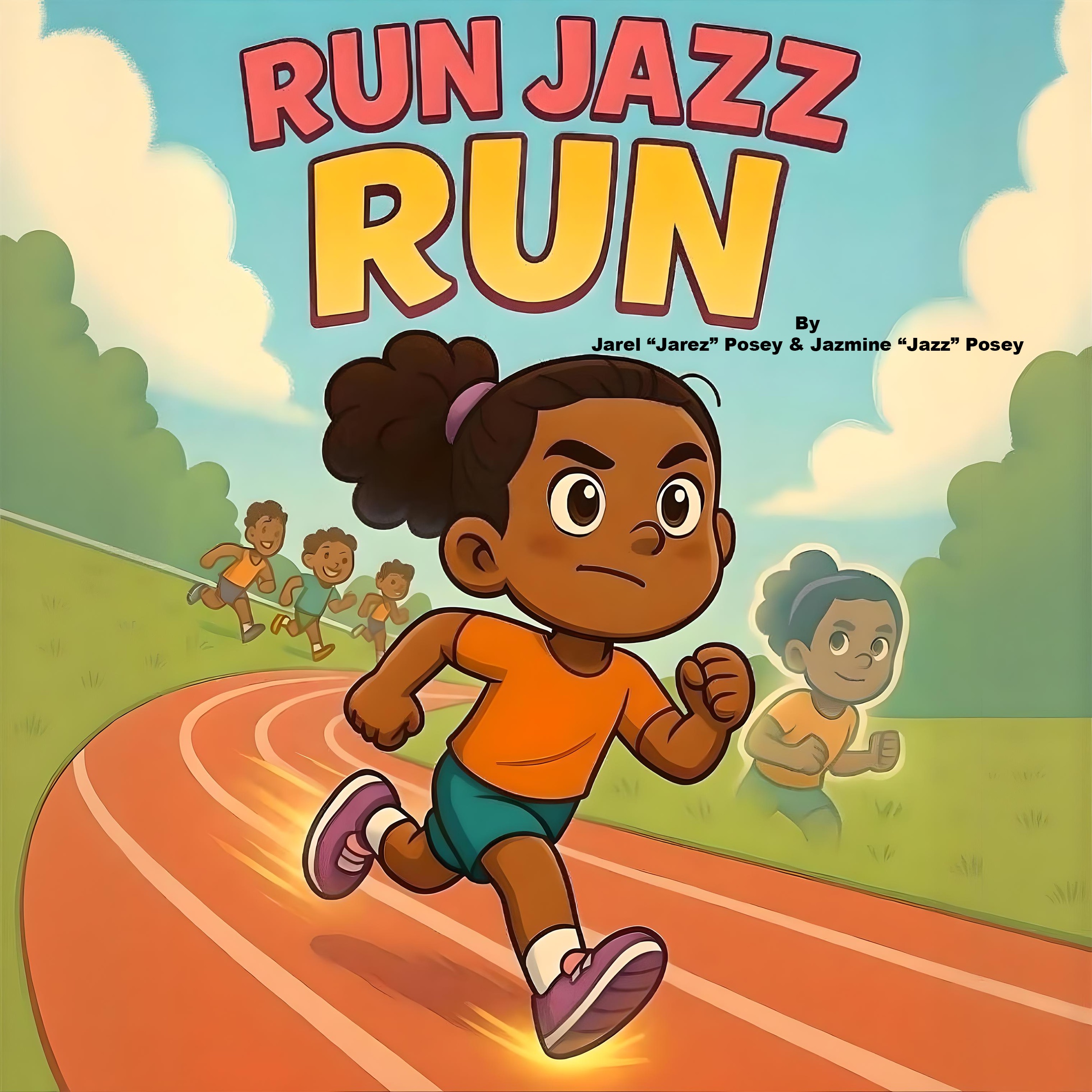Cover of the children's book 'Run Jazz Run'